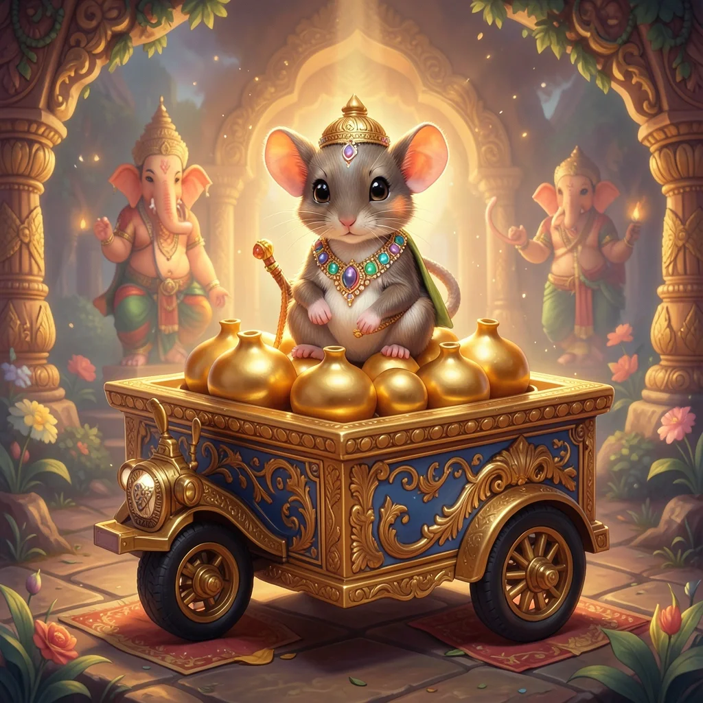 Mūṣika (ဆင်ခေါင်းနတ်ဘုရား၏ ကြွက်)
