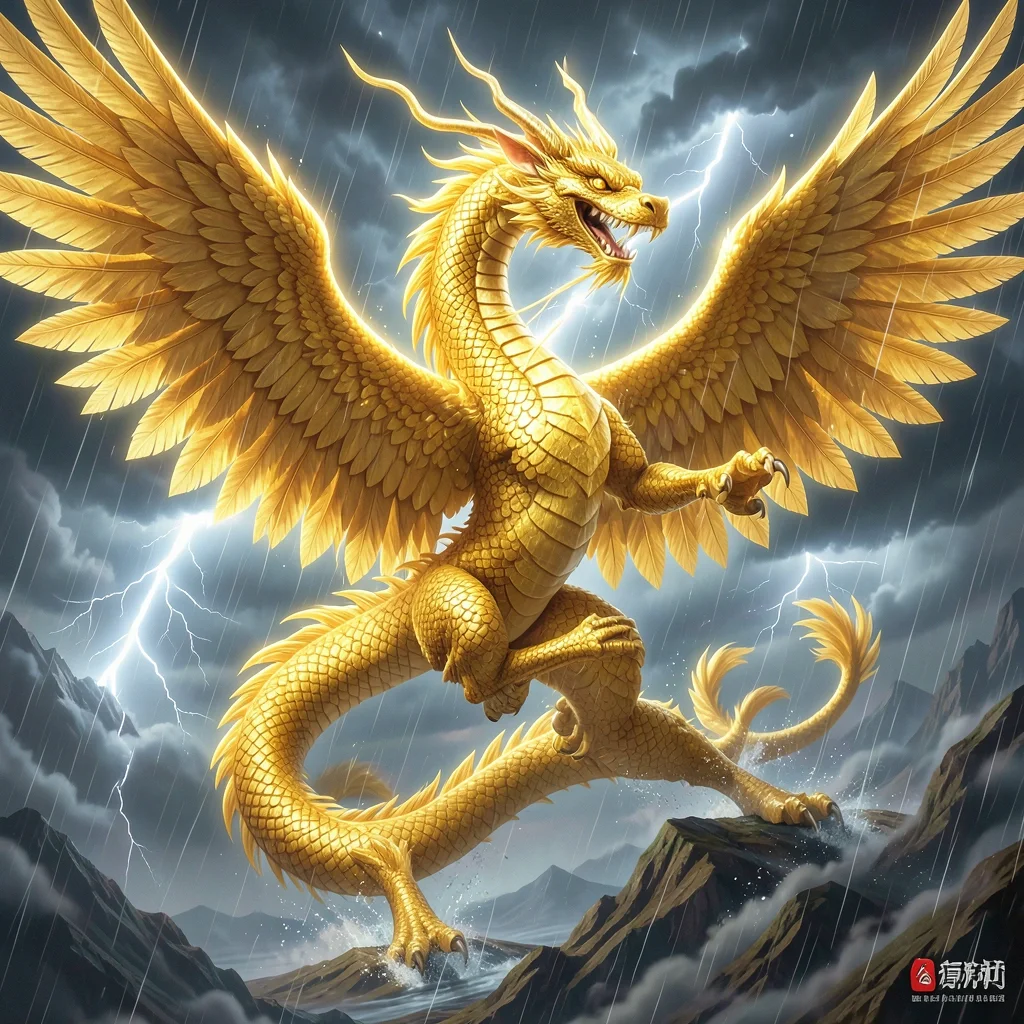 Yinglong (Naga Kuning / Nenek Moyang Naga Terbang)