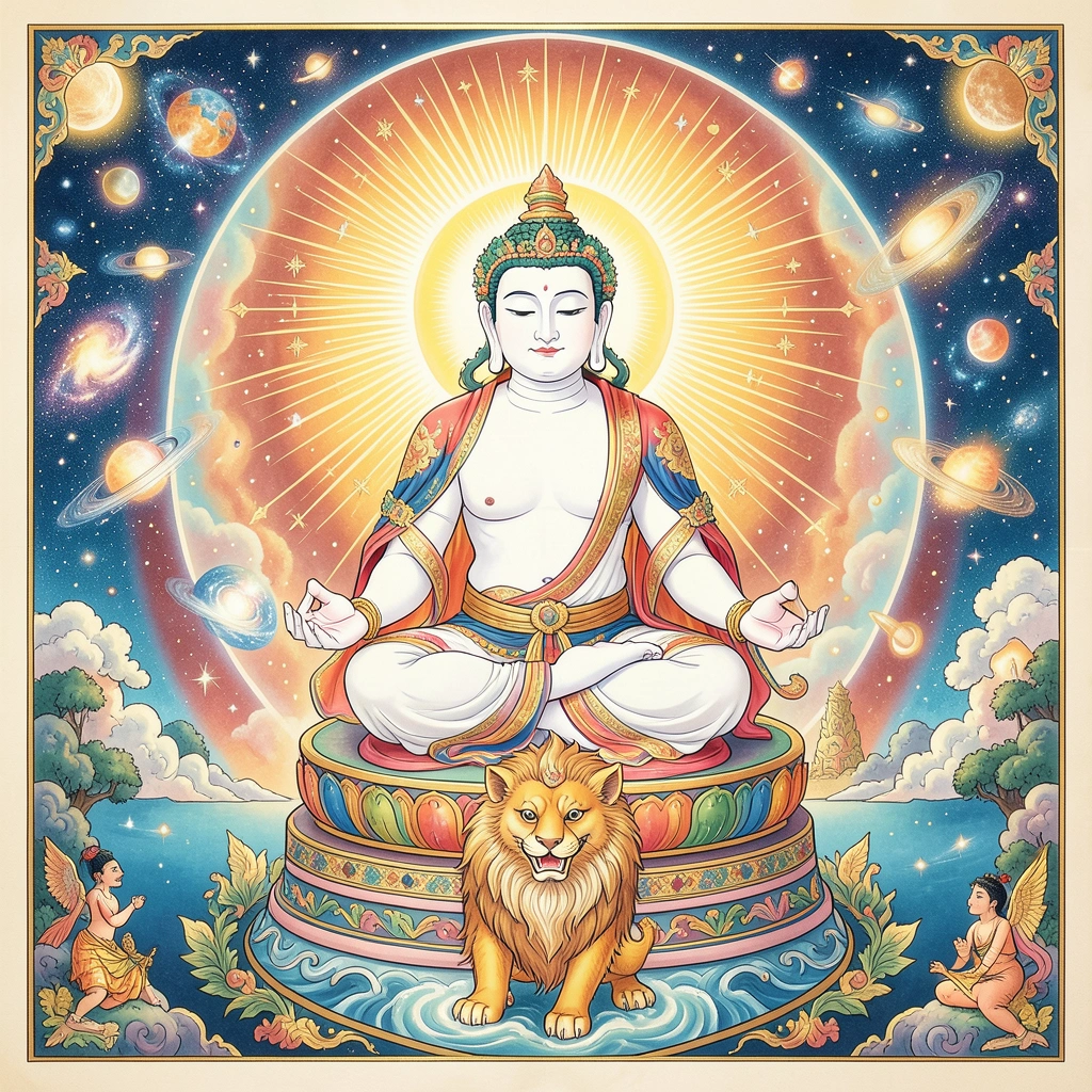 Vairochana, der Große Sonnen-Tathagata (Vairochana)