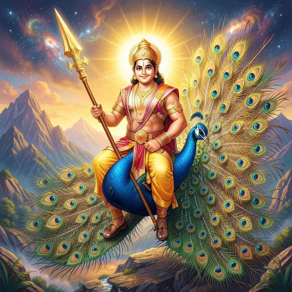 Skanda, der Himmelsgott (Lord Kartikeya / Murugan)