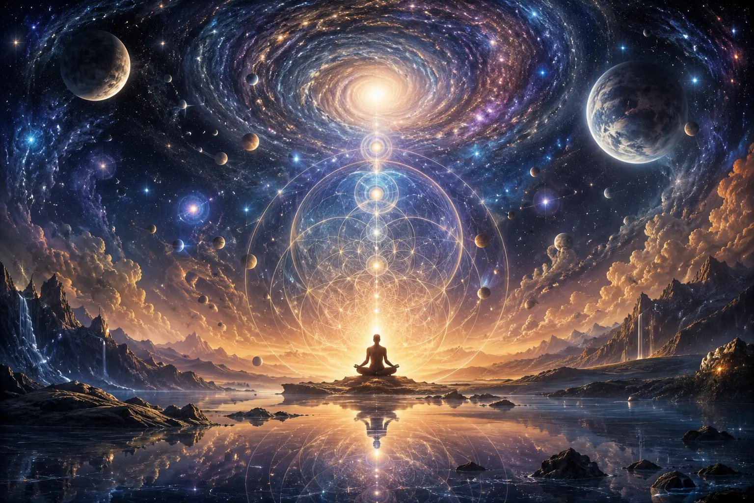 YuanYu Quantum Metaphysics Sacred Geometry Background
